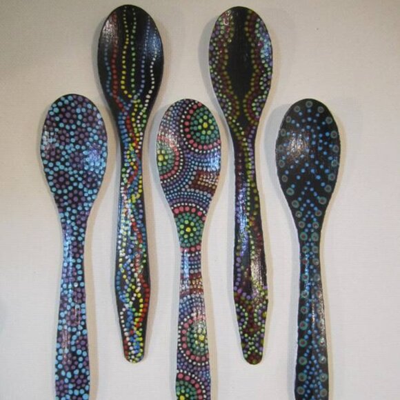 Colours of Zen, Kitchen accents, Tea Lovers, Handcrafted, Dots, Original - Picture 1 of 4